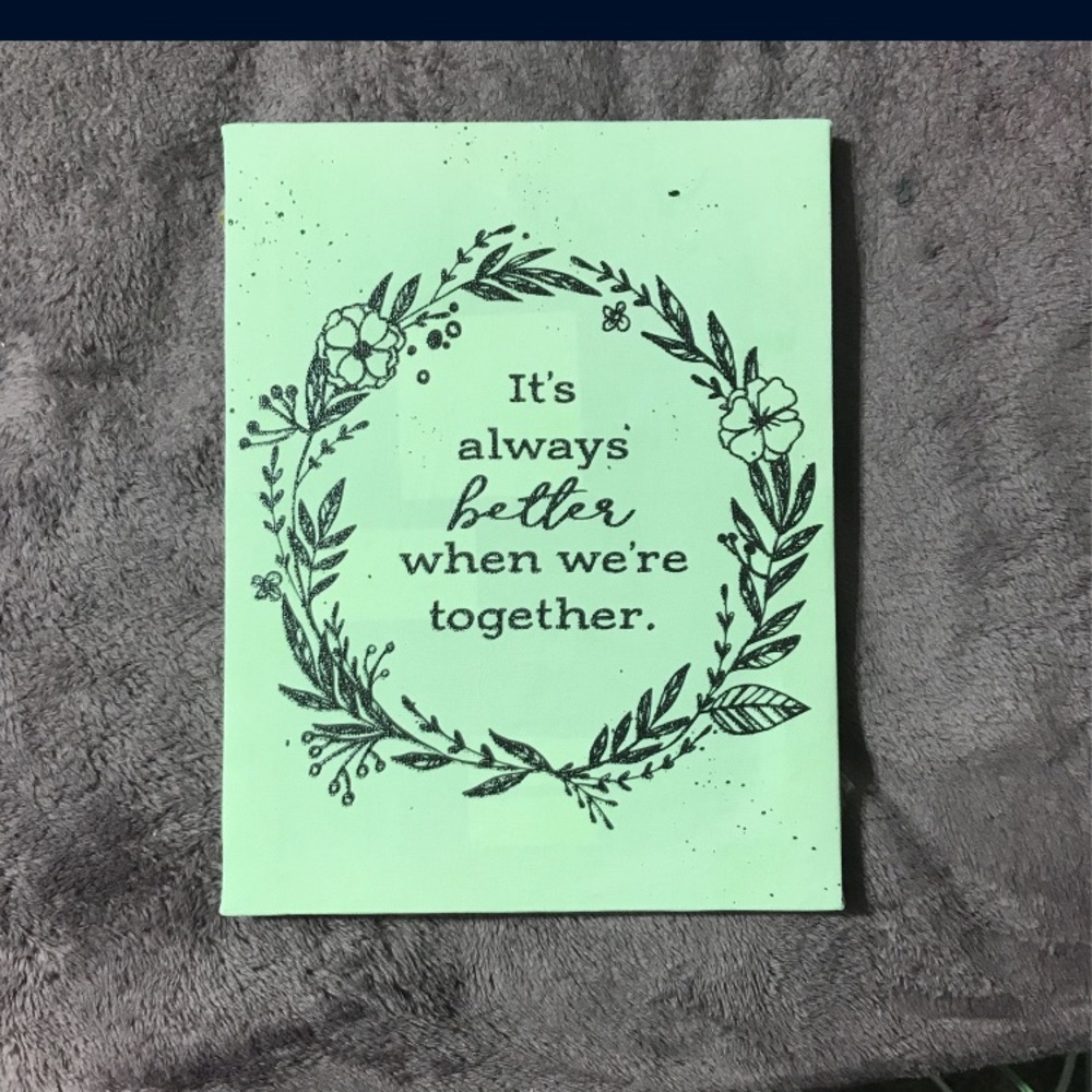 "Better Together” Wall Canvas